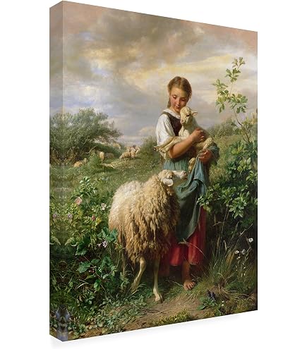 Amazon.com: ART.COM Wall Giclee Print The Shepherdess, 1866 by